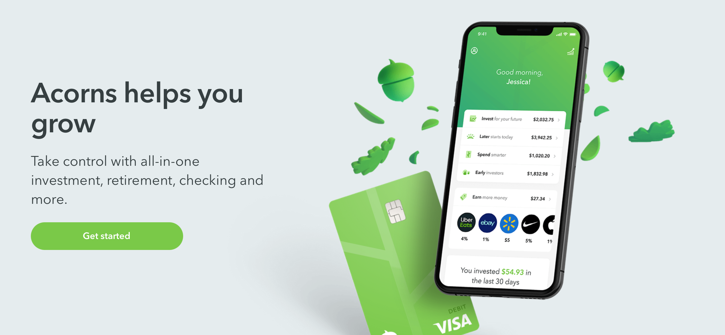 Acorns personal finance app