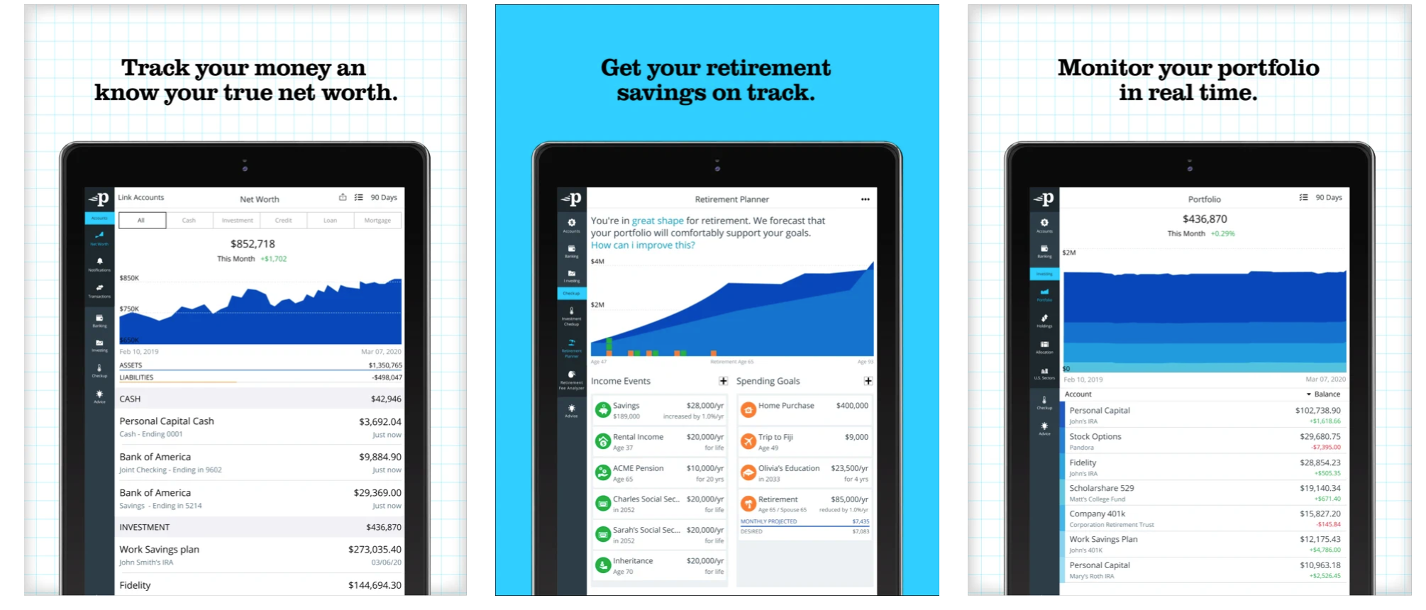 Personal capital personal finance app