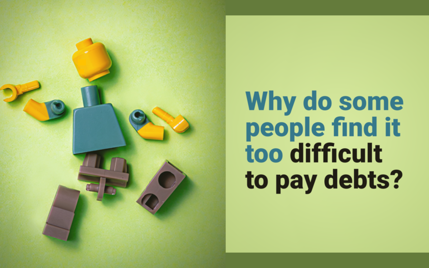 Why do some people find it too difficult to pay debts?