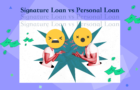 Signature loan vs personal loan