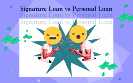 Signature loan vs personal loan