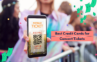 Credit cards for buying concert tickets