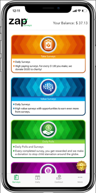 Zap Surveys App