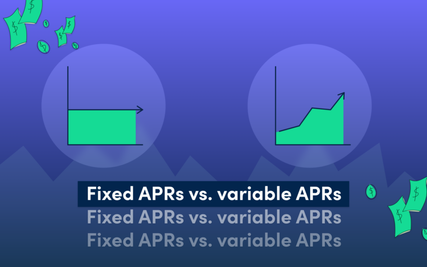 Fixed APRs vs. variable APRs Fixed APR vs Variable APR
