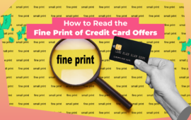How to read fine print of credit card offers